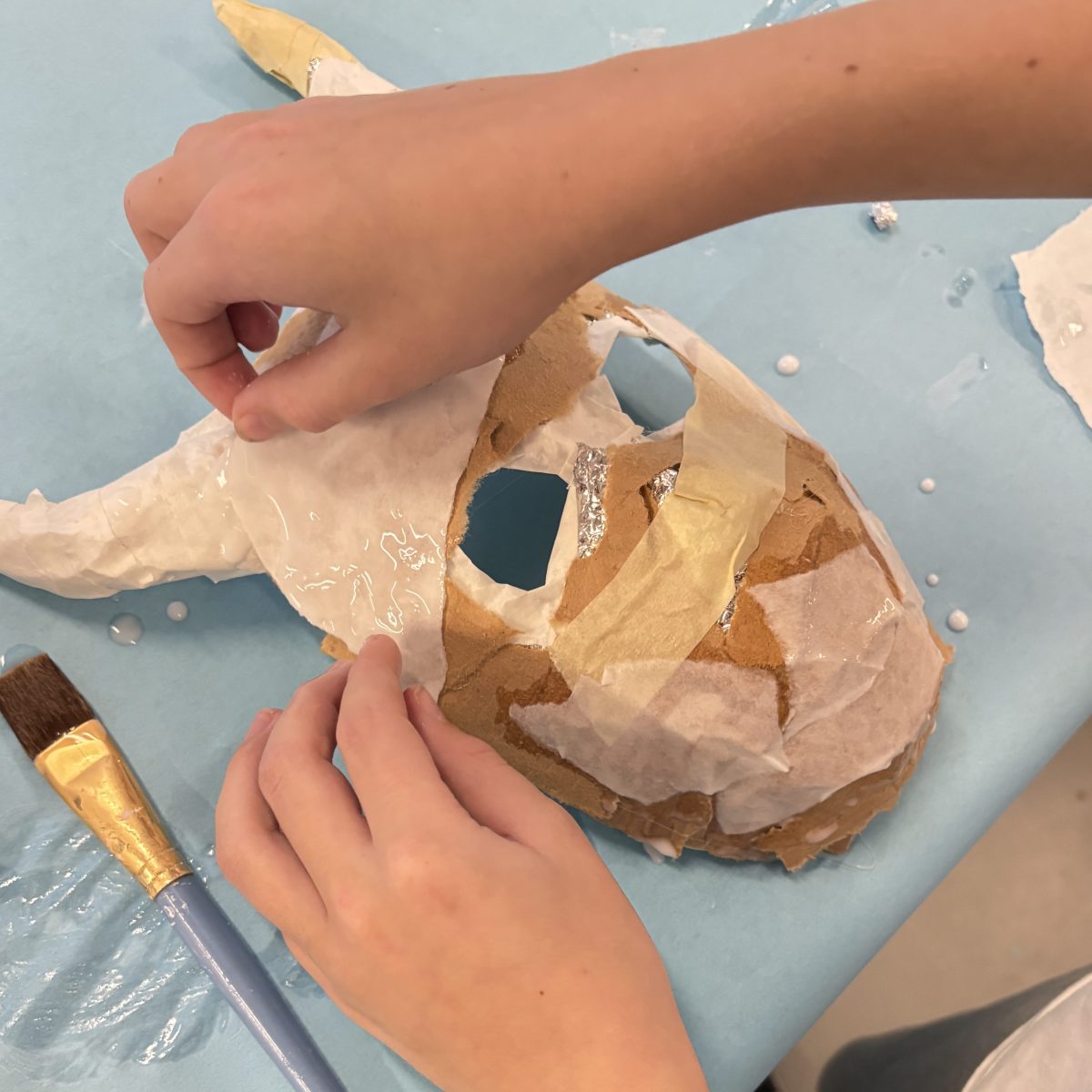 Paper Mache Masquerade Masks- 7th&nbsp;grade